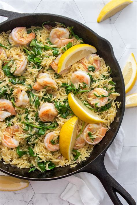 One Pot Garlic Butter Shrimp And Orzo Artofit