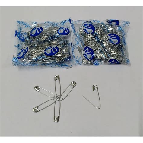 75pcspack Safety Pins Silver Perdible Shopee Philippines