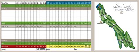 Bear Creek Golf Course | Golf ScoreCards, Inc.