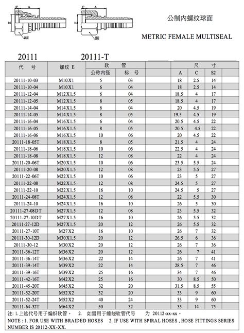 20111 METRIC FEMALE MULTISEAL metric pipe fittings - Ruihua Hardware