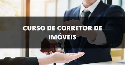 Curso de Corretor de Imóveis Cursos Certificado