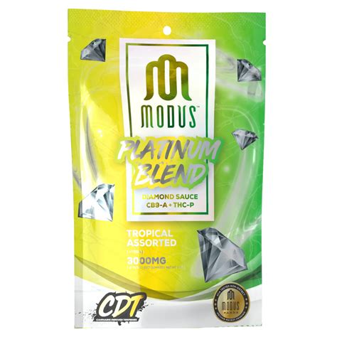 Modus Platinum Blend Gummies 3000mg D8 Gas