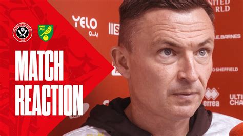 Paul Heckingbottom Post Match Reaction Interview Sheffield United