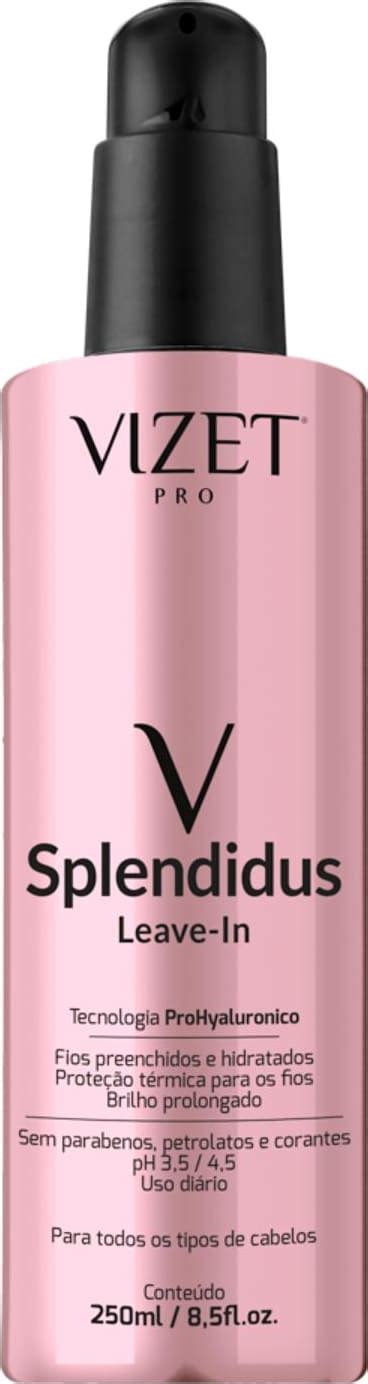 Vizet Splendidus Leave In 250ml Beleza Na Web