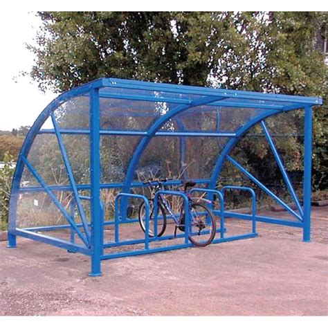 Curved Bike Shelter - 10 Bikes | PARRS | Workplace Equipment Experts