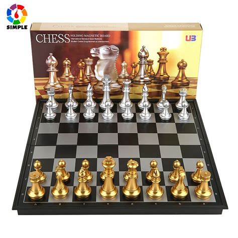 Folding International Chess Set Pieces Set Board Game Funny Game