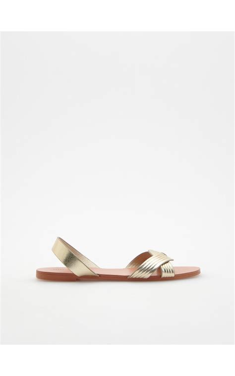 Flache Sandalen Farbe Gold RESERVED 7846S GLD