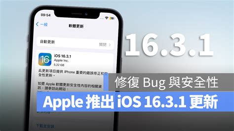 快更新！蘋果推出 Ios 1631 修復 Icloud 與 Siri 等多項 Bug 和漏洞 蘋果仁 果仁 Iphoneios