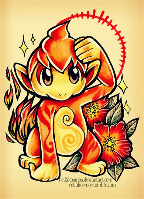 Chimchar by RetkiKosmos on DeviantArt