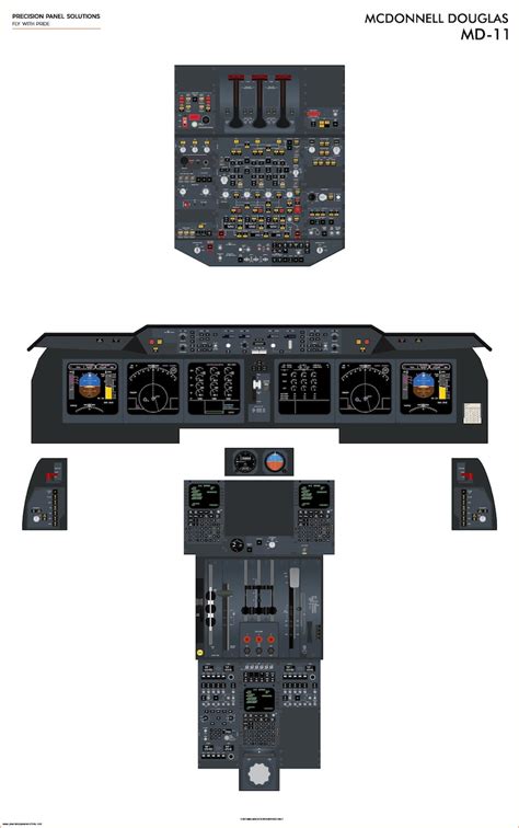 Mcdonnell Douglas MD11 Cockpit Familiarization Poster - Etsy