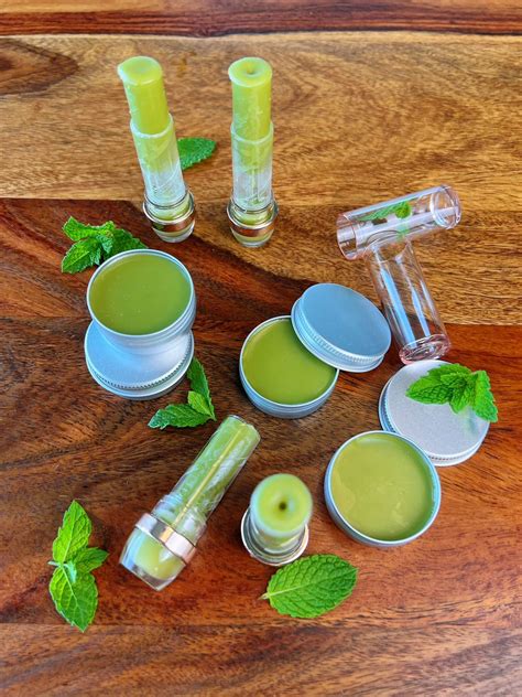 Homemade Mint Lip Balm Recipe Using Fresh Peppermint Leaves