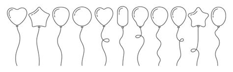 16,158 Balloon Heart Outline Royalty-Free Images, Stock Photos ...