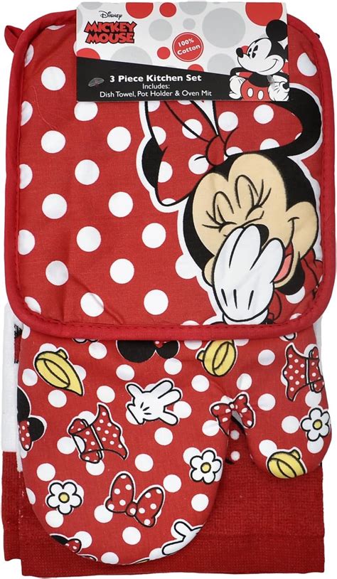 Amazon Disney Oven Mitt Pot Holder Dish Towel Pc Kitchen Set