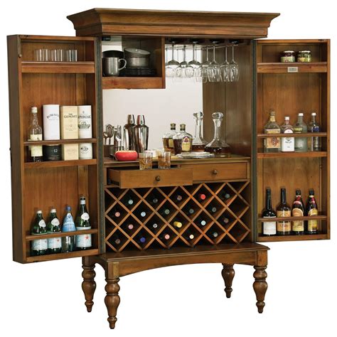 Howard Miller Wine & Bar Furnishings 695-015 Toscana Wine & Bar Cabinet ...