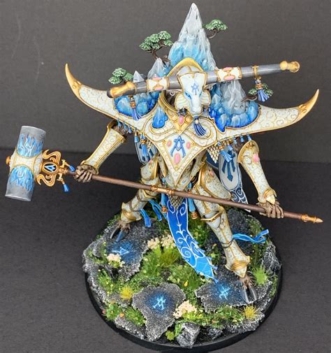 Lumineth Realm Lords Avalenor The Stoneheart King Warhammer Aos