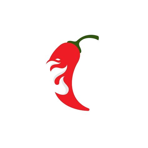 Premium Vector Chili Logo Vector Spicy Food Symbol Template