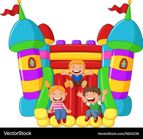 Bouncy Castle Image Cartoon | Walljdi.org