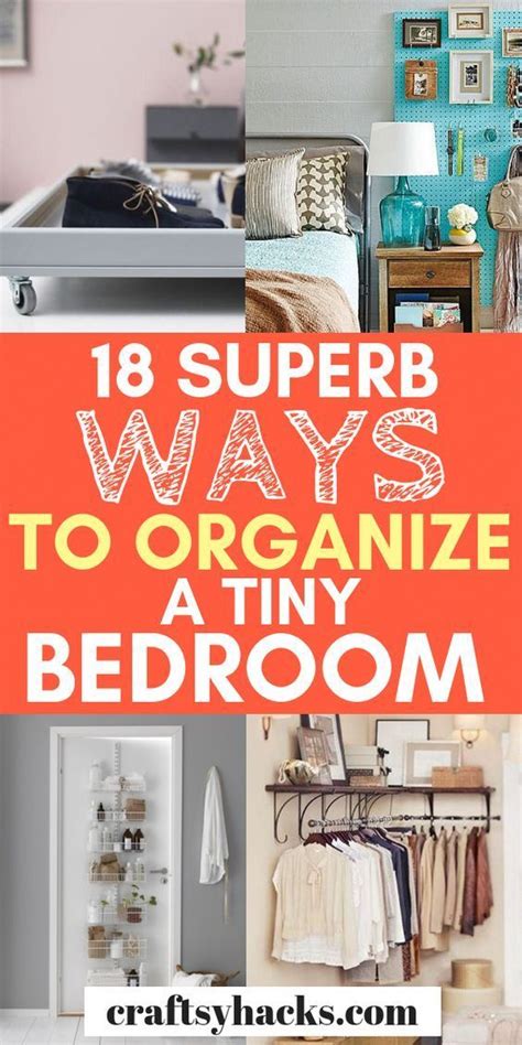 Tiny Bedroom Storage Small Bedroom Organization Diy Organization