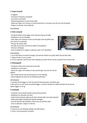 Examen Samenvatting Fysieke En Geriatrische Revalidatie II