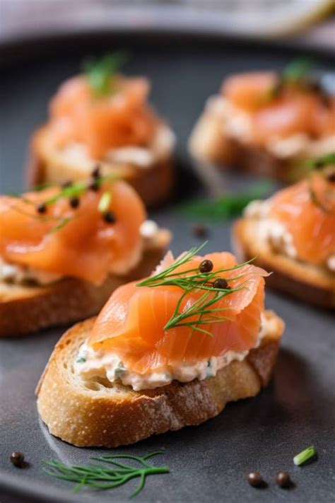 Lachs Crostini Perfekte Häppchen für den Sektempfang auf Hochzeiten