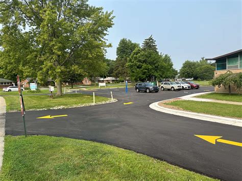 Montessori School Directional Striping D J Contracting Inc