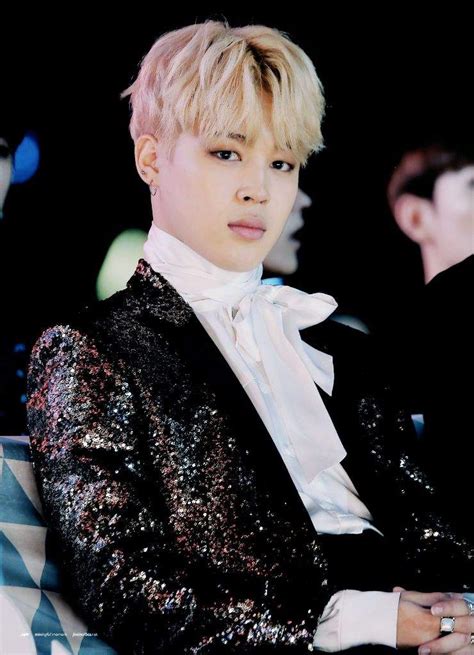 Jimin Blonde Hair Look Park Jimin Amino