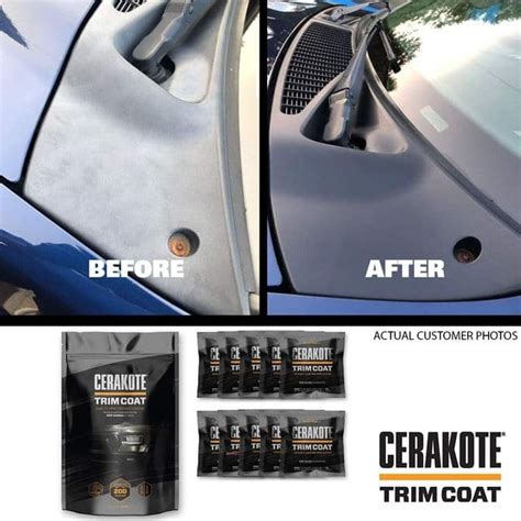 Cerakote Ceramic Car Trim Coat Renewal Protection Kit SLiPLO