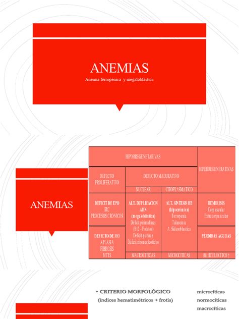 Anemias 1 Pdf Anemia Sangre