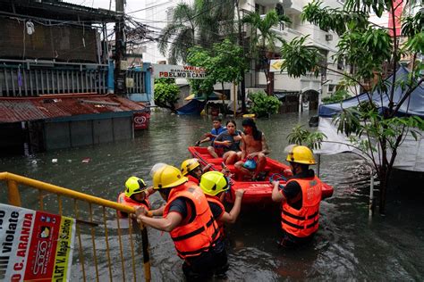 Floods Flights Cancelled As Typhoon Gaemi Dumps Heavy Rain On Manila