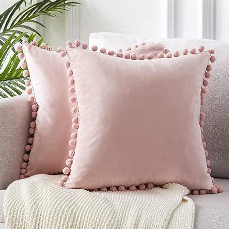 Amazon Top Finel Decorative Throw Pillow Covers For Couch Bed Soft