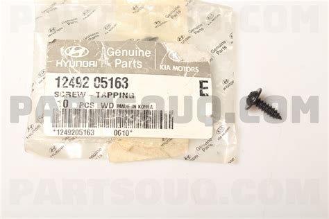 Screw Tapping Hyundai Kia Parts Partsouq