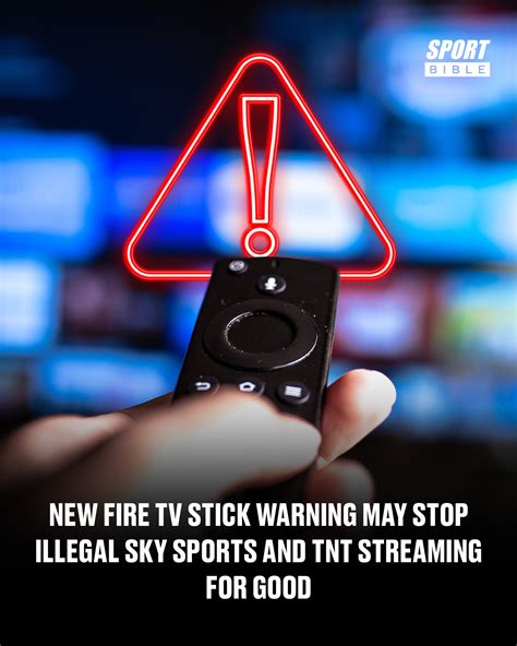 SPORTbible - 🚨 ATTENTION FIRE STICK USERS 🚨 It could be... | Facebook