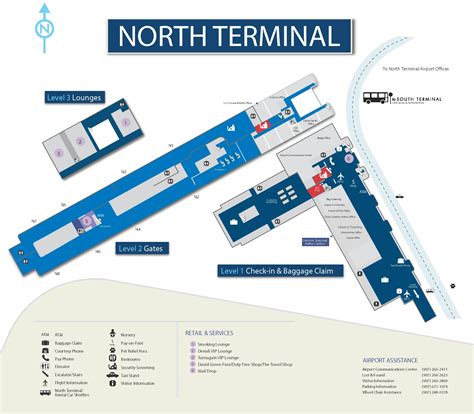 Ted Stevens Anchorage International Airport Terminal Map (2025-2024