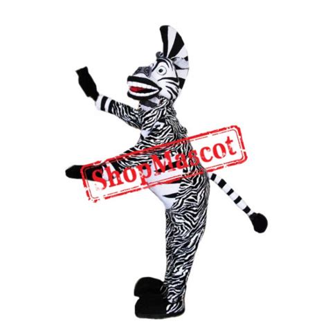 Happy Lightweight Zebra Mascot Costume Free Shipping