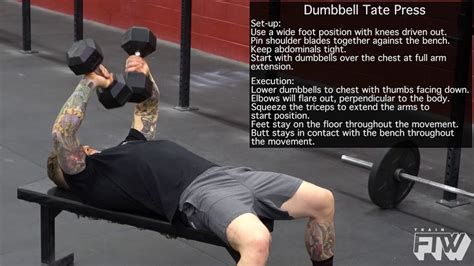 Dumbbell Tate Press YouTube