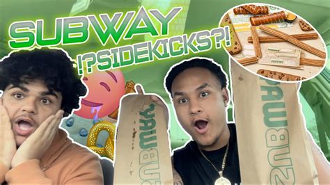 NEW SUBWAY SIDEKICKS Review YouTube