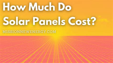 How Much Do Solar Panels Cost 2024 Reliable Data