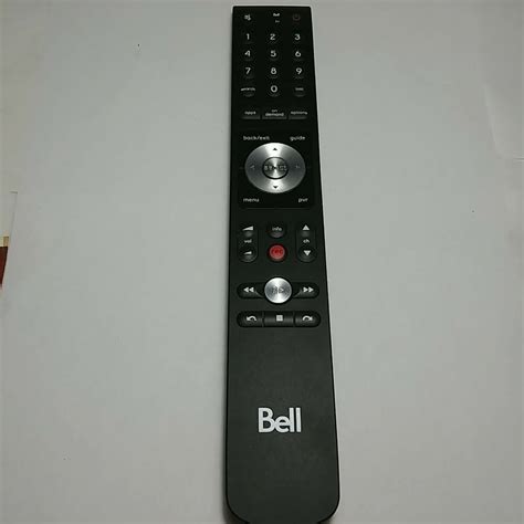 Bell Fibe Tv Model 761c Remote Control Black Working In Good Condition