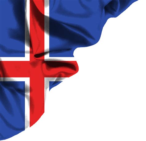 Iceland Flag Png Corner Design Png Basket