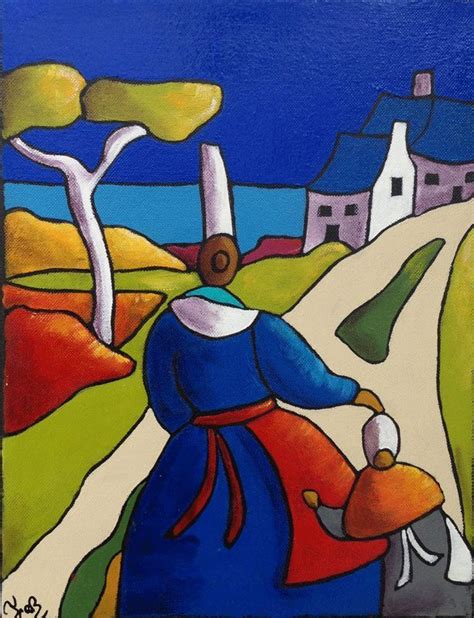 Art Na F Bretagne Peinture Naive Pinterest Peinture Peinture