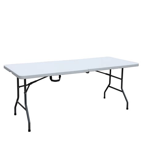 Wholesale High Performance 8 Foot Plastic Folding Table - 6ft White ...