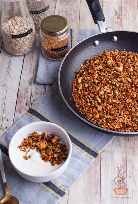 Como Fazer Granola De Frigideira Receita Super F Cil E Nutritiva