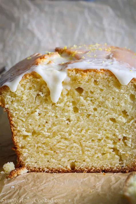 Moist Lemon Pound Cake Simply Home Cooked