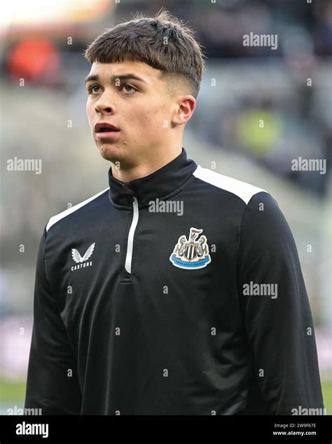 Lewis Miley Of Newcastle United During The Premier League Match