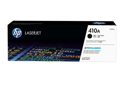 HP Inc Original LaserJet 410A Black Toner Cartridge CF410A For Pro