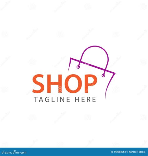 Shop Logo Vector Template Design Illustration Stock Vector ...