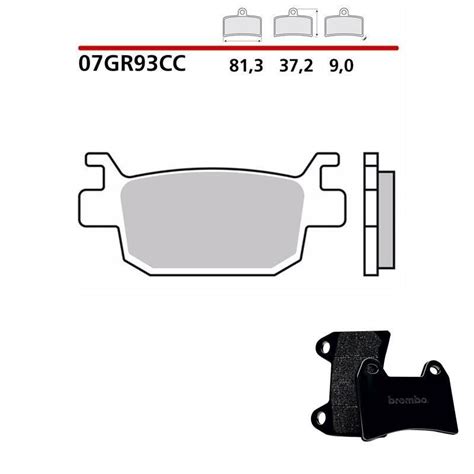 Rear Brake Pads Brembo For Benelli Tornado Naked 500 2023 Scooter