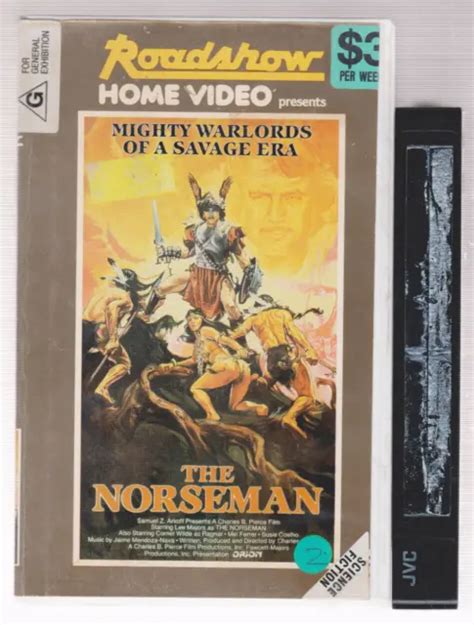 Rare Vhs Video Tapes The Norseman Ex Rental Big Box Roadshow Home Video