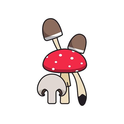 Premium Vector Mushroom Illustration