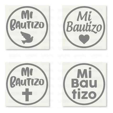 Vinil Adhesivo Sticker Bautizo Bautismo Mod Pzs Mercadolibre